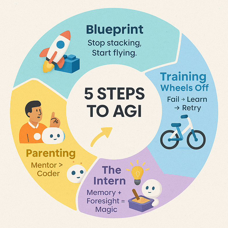 🧭 The Path to AGI: 5 Thresholds No One Talks About